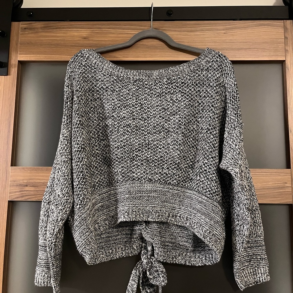 Express Women's Gray Sweater